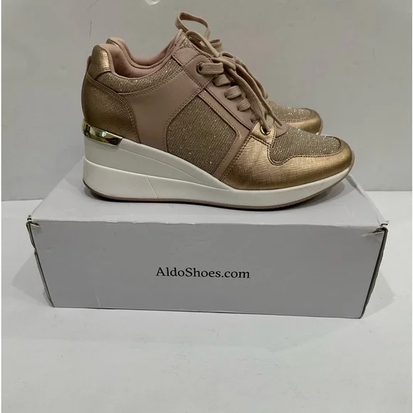 🌸Aldo TILIARIA Women’s Lace-Up Sneaker - Light Pink -🌸 - Picture 2 of 10